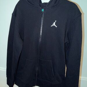 Nike Jordan Black Hoodie with White Jumpman